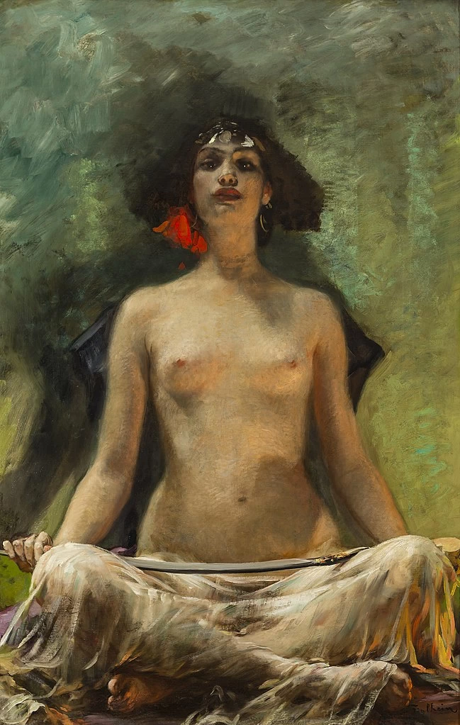 Bruno Piglhein - Ballerina egiziana con la spada